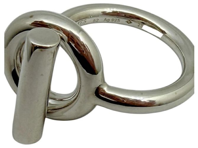 Ring Anillo de plata Hermès Echappé - vista 9