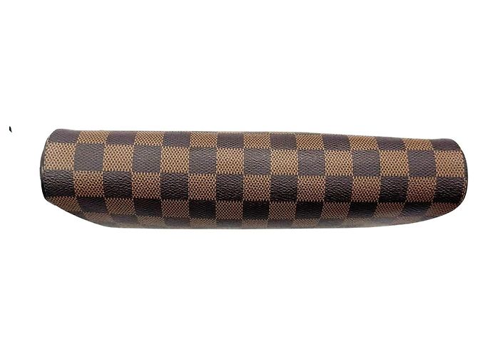 Borsa a Spalla Eva Damier Ebene Louis Vuitton Marrone - vista 5