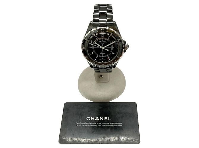 Chanel J12 GMT H2012 Black Ceramic Automatic Watch for Men - view 12