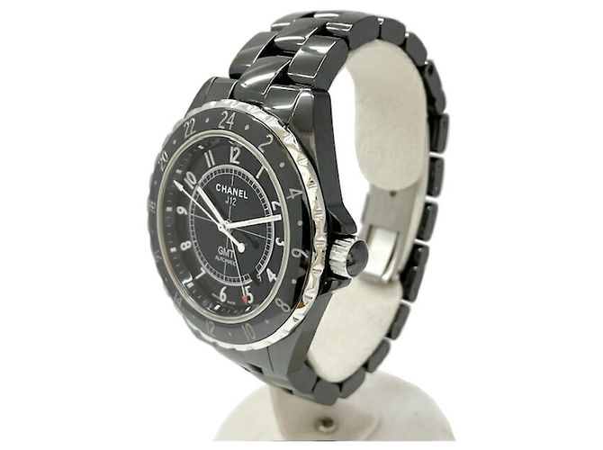 Chanel J12 GMT H2012 Black Ceramic Automatic Watch for Men - view 3