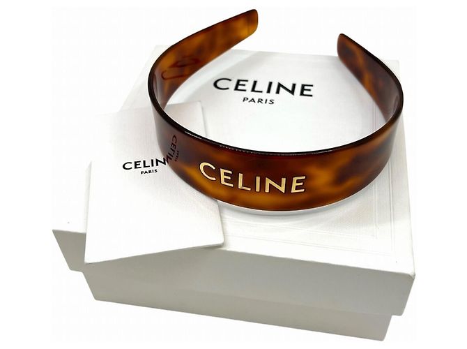 Céline Acessório de cabelo Celine Brown Alice Band - vista 9