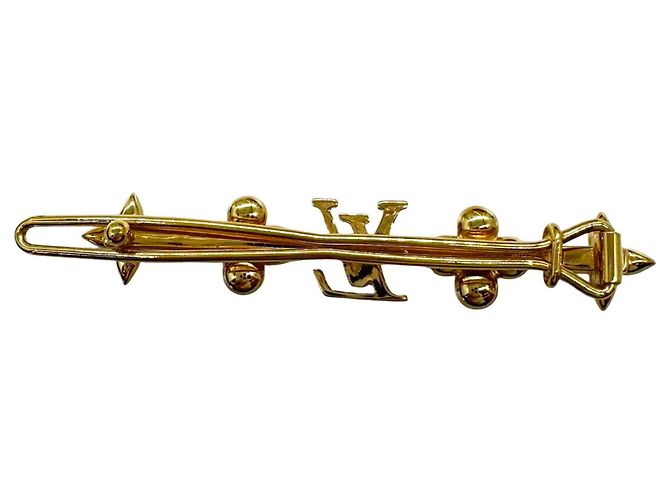 Fermaglio per capelli Baby Louis di Louis Vuitton D'oro - vista 3