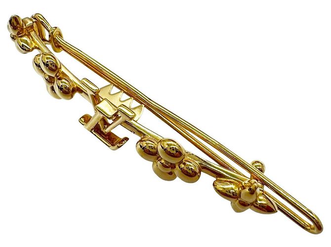 Fermaglio per capelli Baby Louis di Louis Vuitton D'oro - vista 4