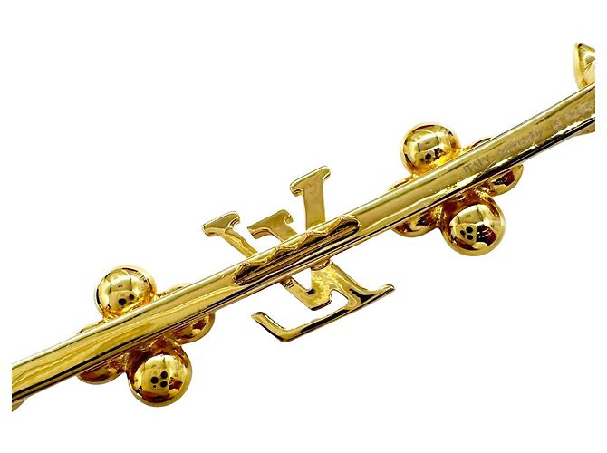 Fermaglio per capelli Baby Louis di Louis Vuitton D'oro - vista 7