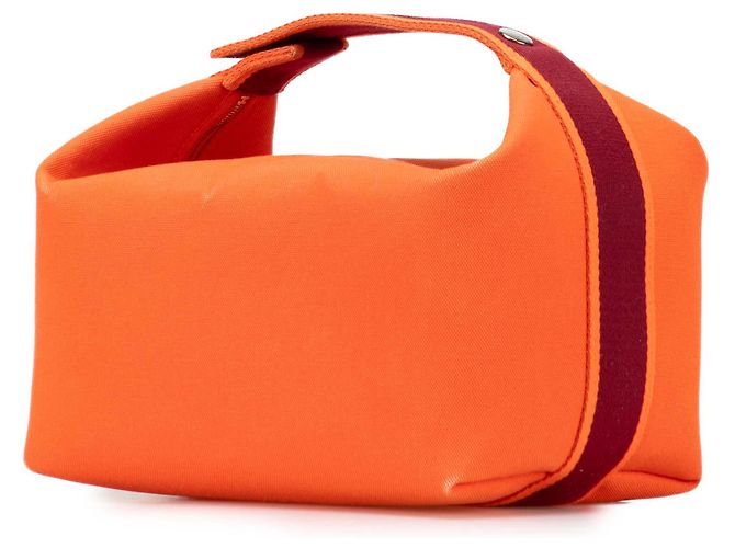 Hermès Orange Large Toile Bride A Brac Case Arancione - vista 2