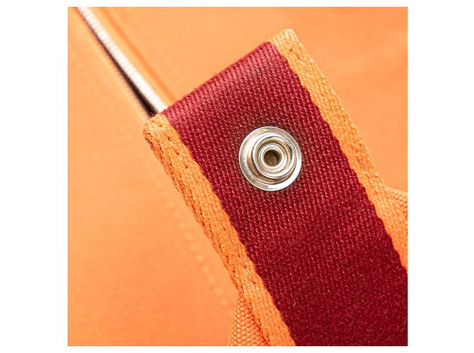 Hermès Orange Large Toile Bride A Brac Case Arancione - vista 8