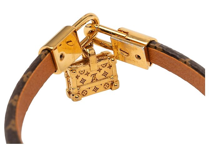 Twist Bracciale Petite Malle Keep It Monogramma Marrone Louis Vuitton - vista 4