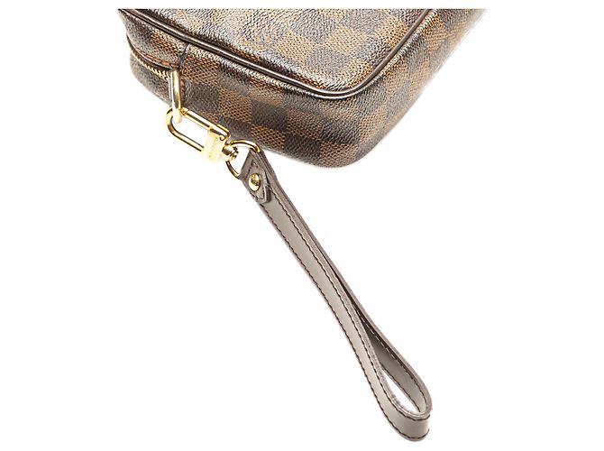 Pochette Billets Macao Damier Ebene Marrone Louis Vuitton - vista 10