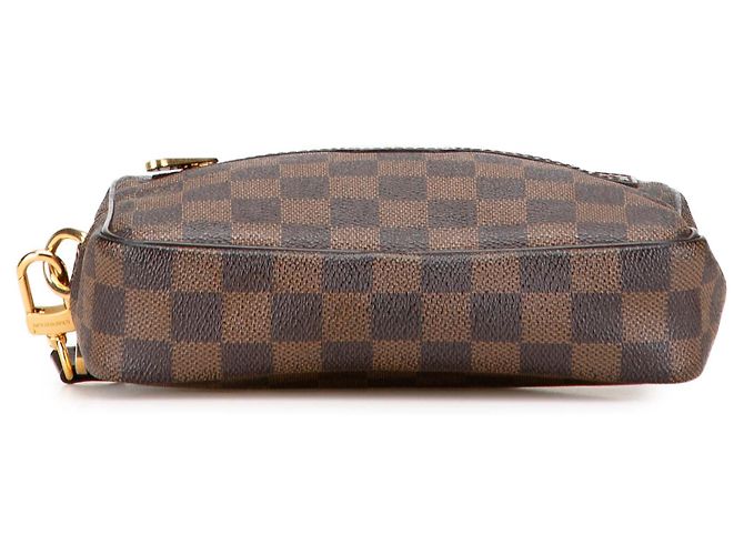 Pochette Billets Macao Damier Ebene Marrone Louis Vuitton - vista 3