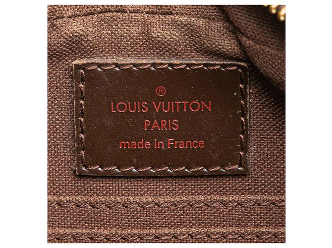 Pochette Billets Macao Damier Ebene Marrone Louis Vuitton - vista 5
