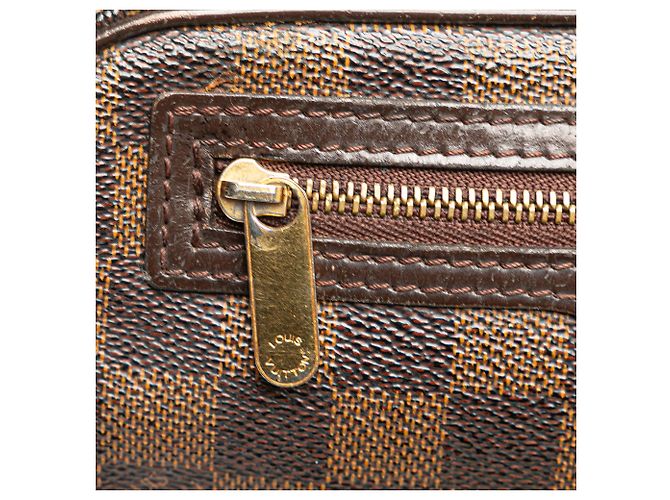 Pochette Billets Macao Damier Ebene Marrone Louis Vuitton - vista 7