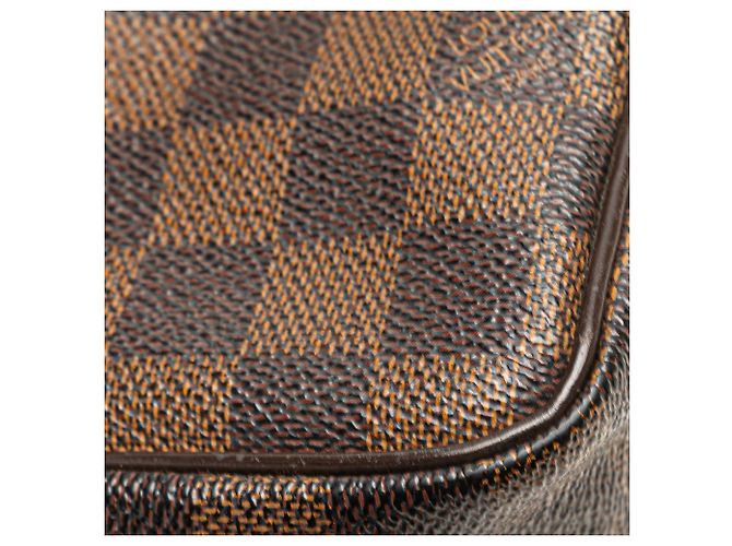 Pochette Billets Macao Damier Ebene Marrone Louis Vuitton - vista 8