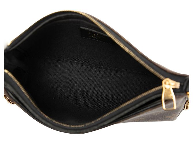 Clutch Pallas Monogram Marrone Louis Vuitton - vista 4