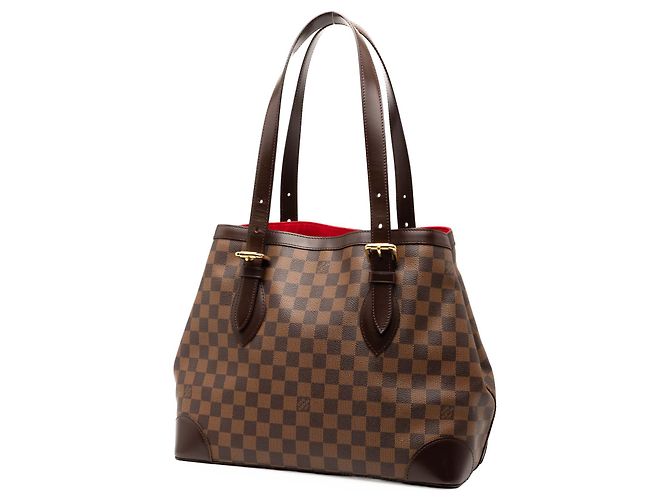 Louis Vuitton Borsa Hampstead MM Damier Ebene Marrone - vista 2