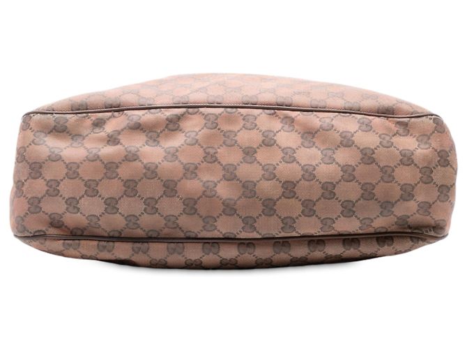 Gucci Sukey Tote aus braunem GG-Canvas - Ansicht 3
