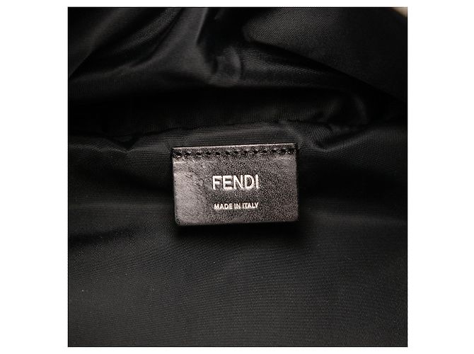 Custodia per scarpe Fendi in tela rivestita Zucca grigia Marrone - vista 6