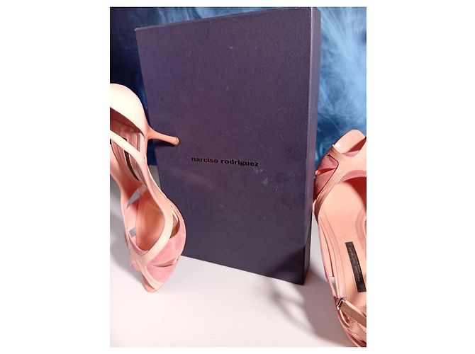 Autre Marque Sandali con cinturini NARCISO RODRIGUEZ Corallo - vista 3