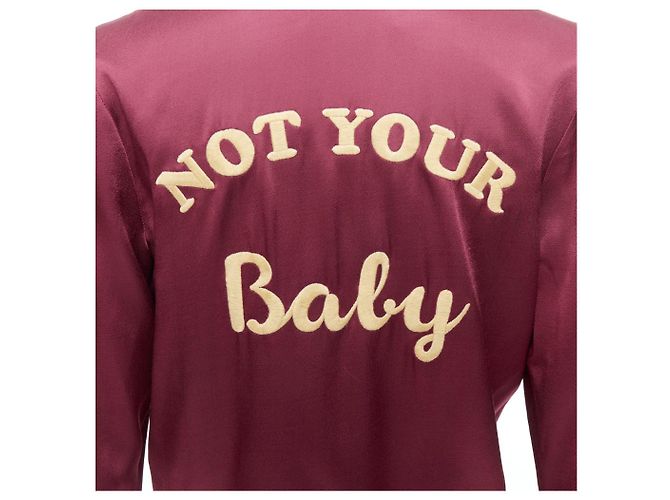 Reformation Not Your Baby bestickte Cropped-Jacke - Ansicht 6