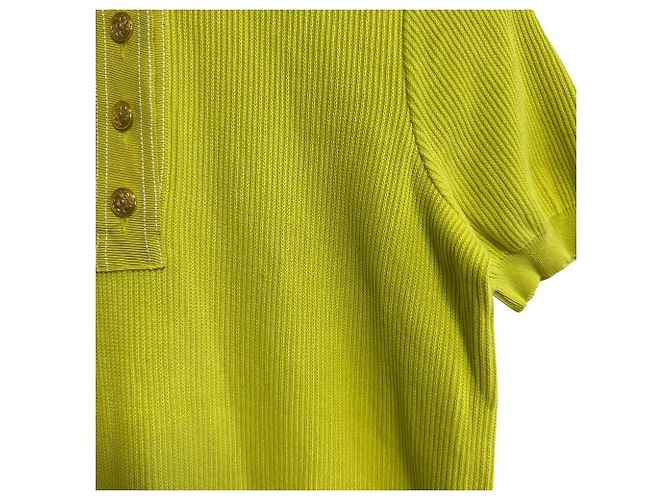Strickkleid Salvatore Ferragamo Golden Gelb - Ansicht 5