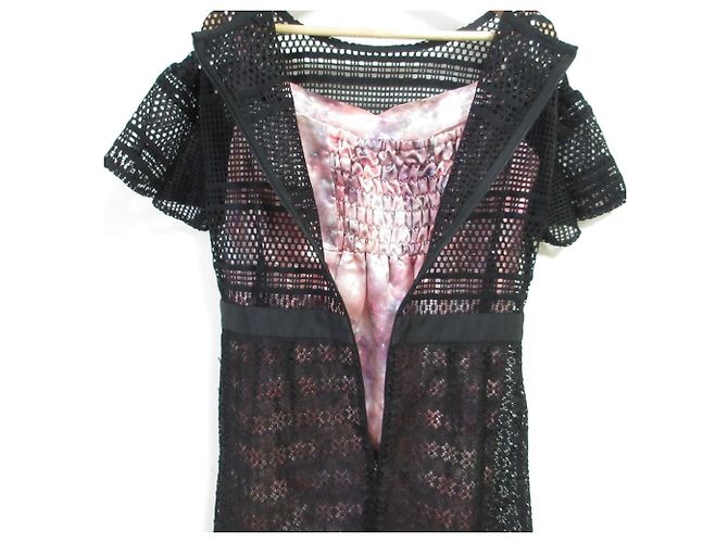 Autre Marque Mika Ninagawa Hanabi Spitzenkleid Set Schwarz - Ansicht 3