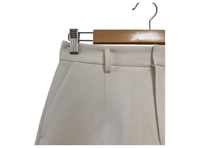 Autre Marque Shorts incrociati matelassé J. Dot Bianco Bianco sporco - vista 3