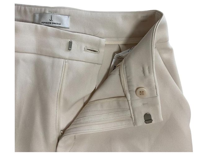Autre Marque Shorts incrociati matelassé J. Dot Bianco Bianco sporco - vista 4