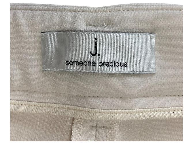 Autre Marque Shorts incrociati matelassé J. Dot Bianco Bianco sporco - vista 5