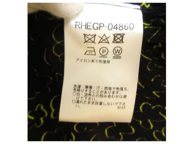 Autre Marque Hiroko Koshino Kleid Schwarz Gelb - Ansicht 10