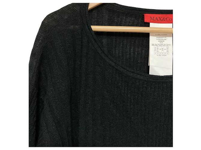 Autre Marque Top de punto MAX&Co. Negro - vista 2