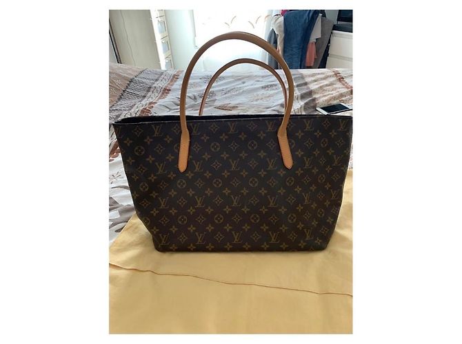 Borsa a mano Louis Vuitton Raspail MM Marrone in Tela - vista 8