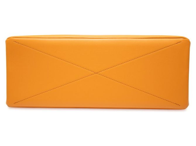 Louis Vuitton Saffran Leder Tote Bag Golden Orange - Ansicht 3