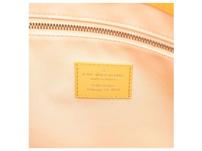 Louis Vuitton Saffran Leder Tote Bag Golden Orange - Ansicht 5
