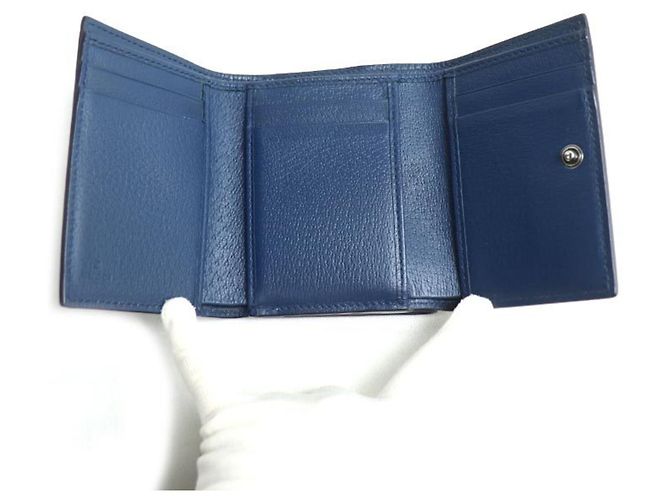 Cartera Gucci GG Tri-Fold Azul Beige - vista 3