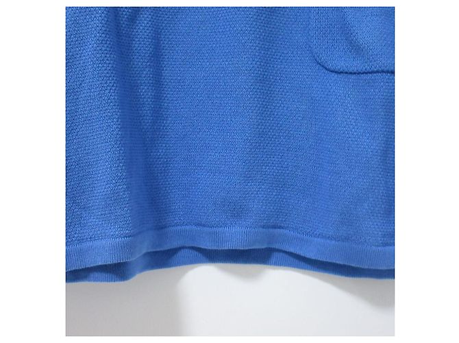 Top de punto Salvatore Ferragamo Blanco Azul - vista 5