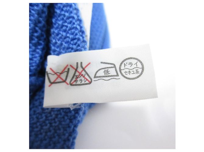 Top de punto Salvatore Ferragamo Blanco Azul - vista 8