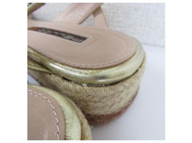 Autre Marque Sandali con zeppa Pellico Sunny D'oro - vista 14