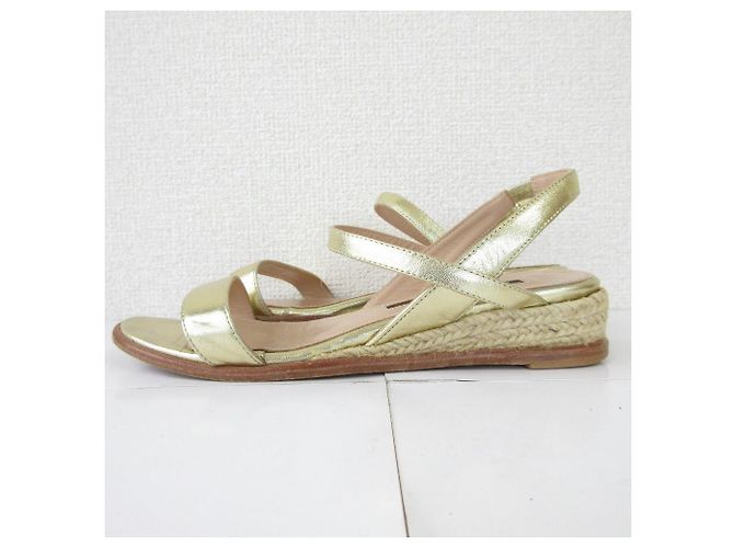 Autre Marque Sandali con zeppa Pellico Sunny D'oro - vista 4