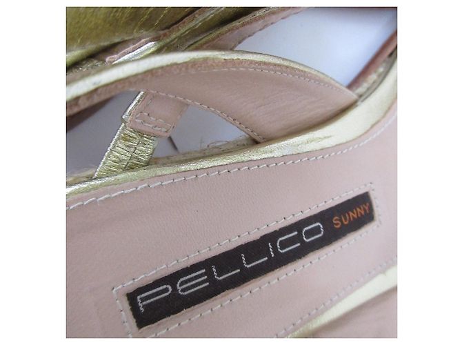 Autre Marque Sandali con zeppa Pellico Sunny D'oro - vista 8