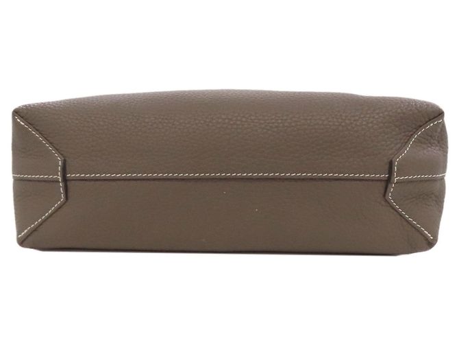 Borsa Tote Double Sens 28 Hermès Marrone Bianco - vista 4