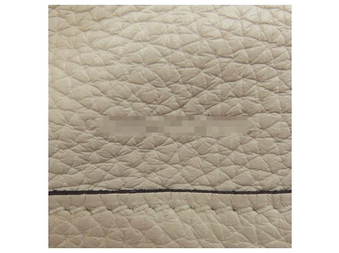 Borsa Tote Double Sens 28 Hermès Marrone Bianco - vista 8