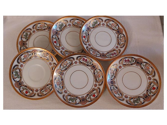 Cartier Limoges La Maison du Prince, Service à thé/café Blanc cassé - vue 4
