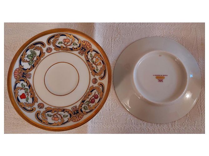Cartier Limoges La Maison du Prince, Service à thé/café Blanc cassé - vue 5