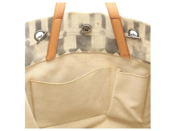 CHANEL Coco Mark Tote Tasche Braun Beige - Ansicht 11