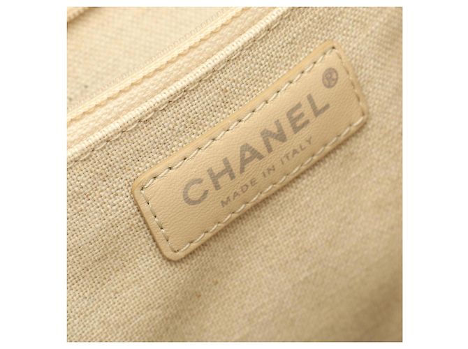 CHANEL Coco Mark Tote Tasche Braun Beige - Ansicht 4
