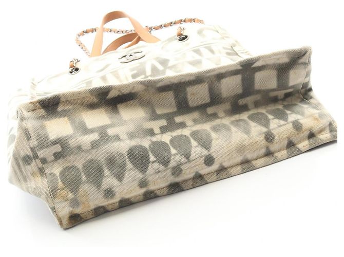 CHANEL Coco Mark Tote Tasche Braun Beige - Ansicht 6