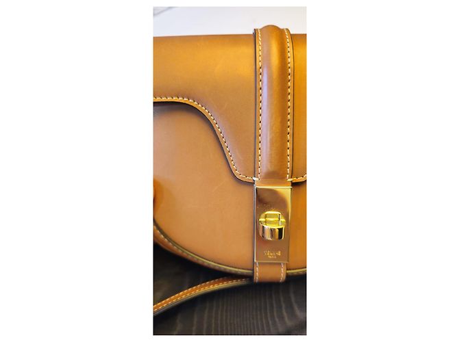 Borsa Céline Small 16 Camel in pelle di vitello Cammello - vista 11