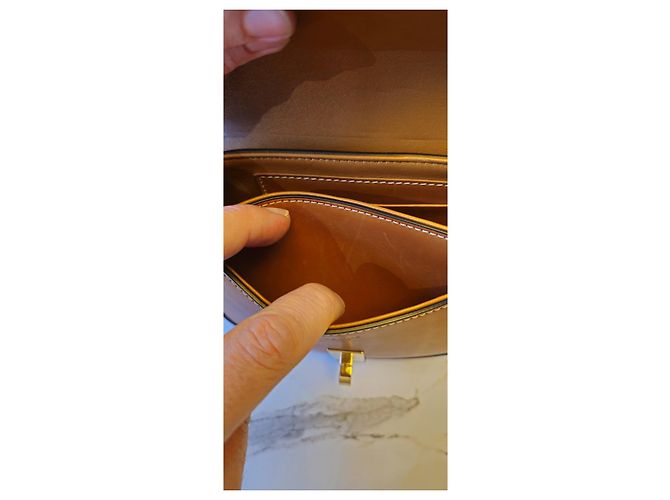 Borsa Céline Small 16 Camel in pelle di vitello Cammello - vista 12
