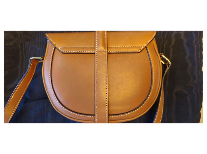 Borsa Céline Small 16 Camel in pelle di vitello Cammello - vista 4