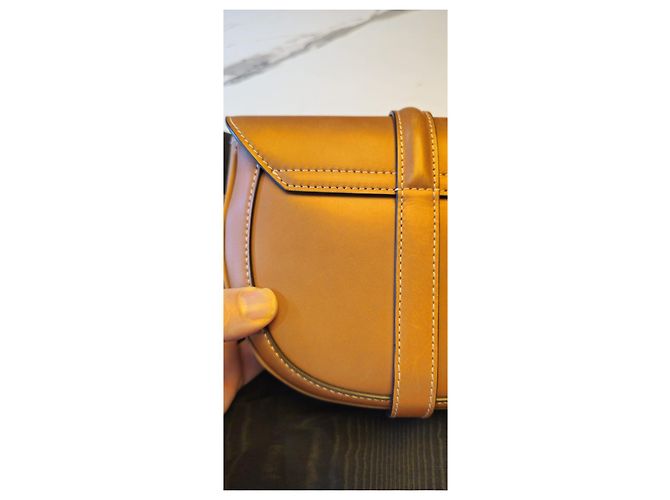 Borsa Céline Small 16 Camel in pelle di vitello Cammello - vista 6