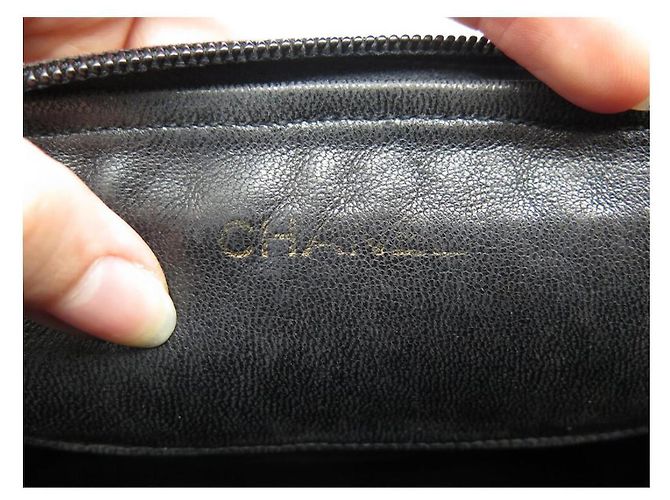 Chanel Bowling Mademoiselle Bolso de Cuero de Cocodrilo Negro - vista 10